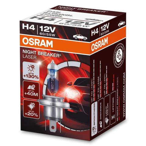  H4 Osram 12V 60/55W P43t Night Breaker Laser