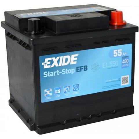 Start-Stop EFB Exide Start-Stop EFB 12V 55Ah 480A EL550