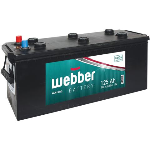  Webber 12V 125 Ah 740A WA1250