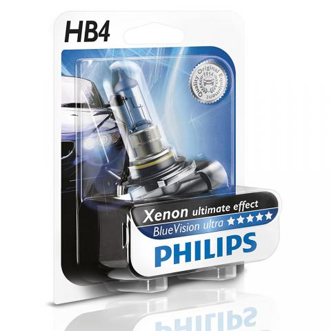  Philips 12V HB4 Blue Vision ultra