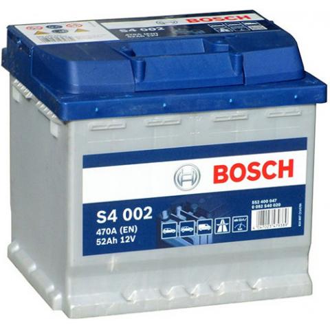 S4 Bosch S4 12V 52Ah 470A 0 092 S40 020