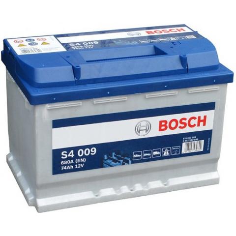 S4 Autobatéria BOSCH S4/12V, 74Ah, 680A - 0092S40090