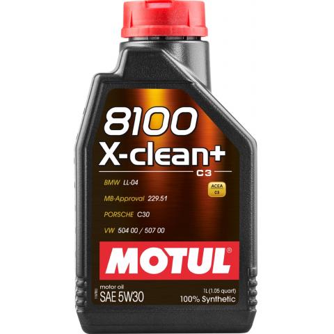  Motorový olej MOTUL 8100 X-Clean+ 5W-30 1L