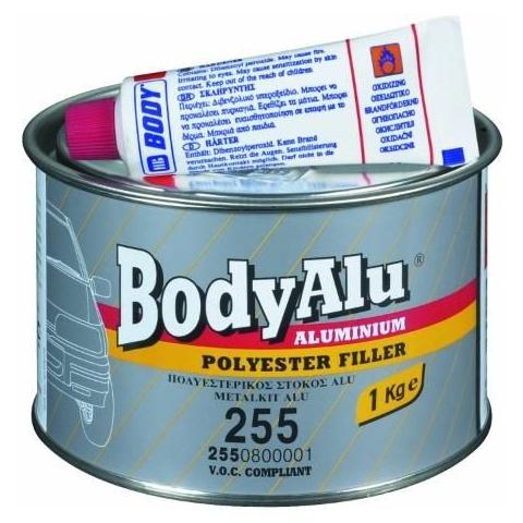  HB BodyAlu 255 1kg + tužidlo - dvojzložkový polyesterový tmel s hliníkom