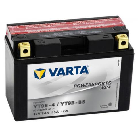  Motobatéria VARTA 12V 8Ah AGM(YT9B-BS) Ľavá +