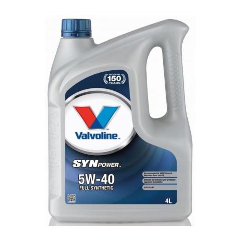  Motorový olej VALVOLINE SYNPOWER 5W-40 4L.
