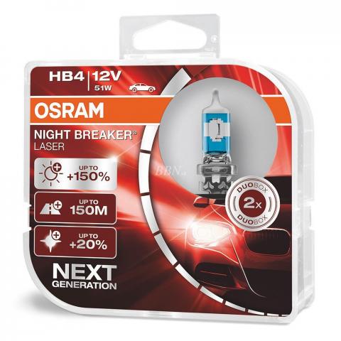  Osram HB4 12V 51W P22d NIGHT BREAKER LASER box