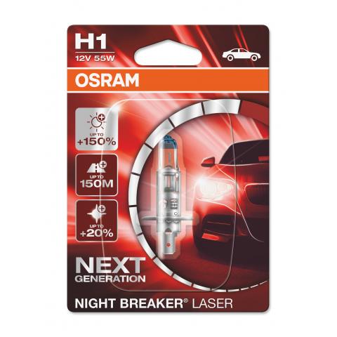  Osram Night Breaker Laser 64150NL H1 P14,5s 12V 55W