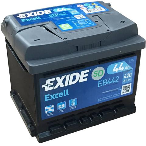 EXCELL Exide Excell 12V 44Ah 420A EB442