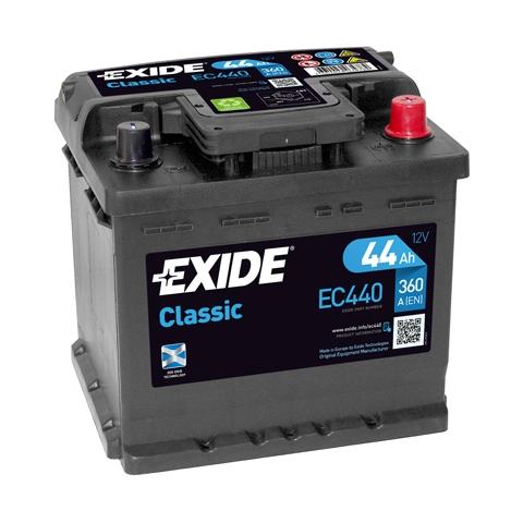 CLASSIC Exide Classic 12V 44Ah 360A EC440